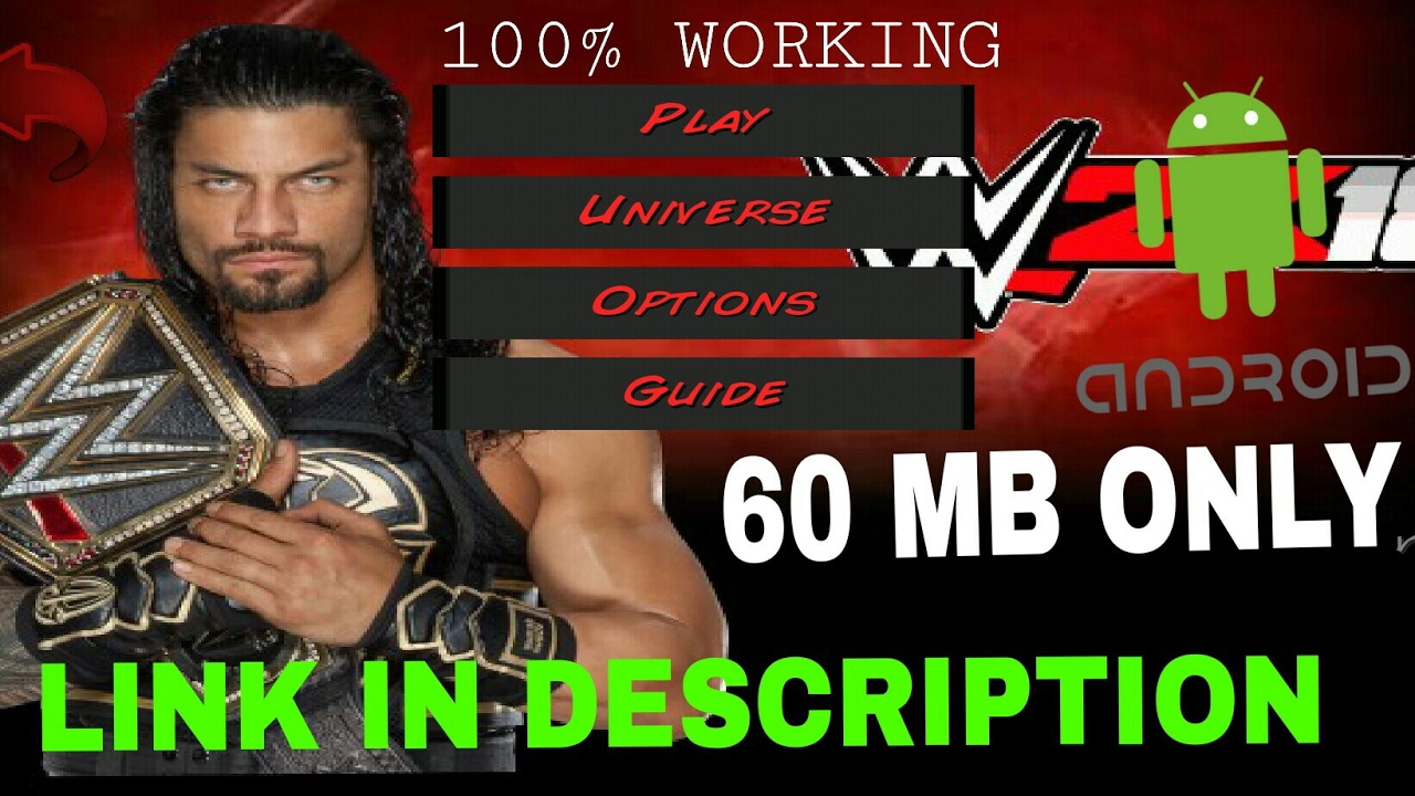 Wr3d wwe 2k17 mod apk download for android